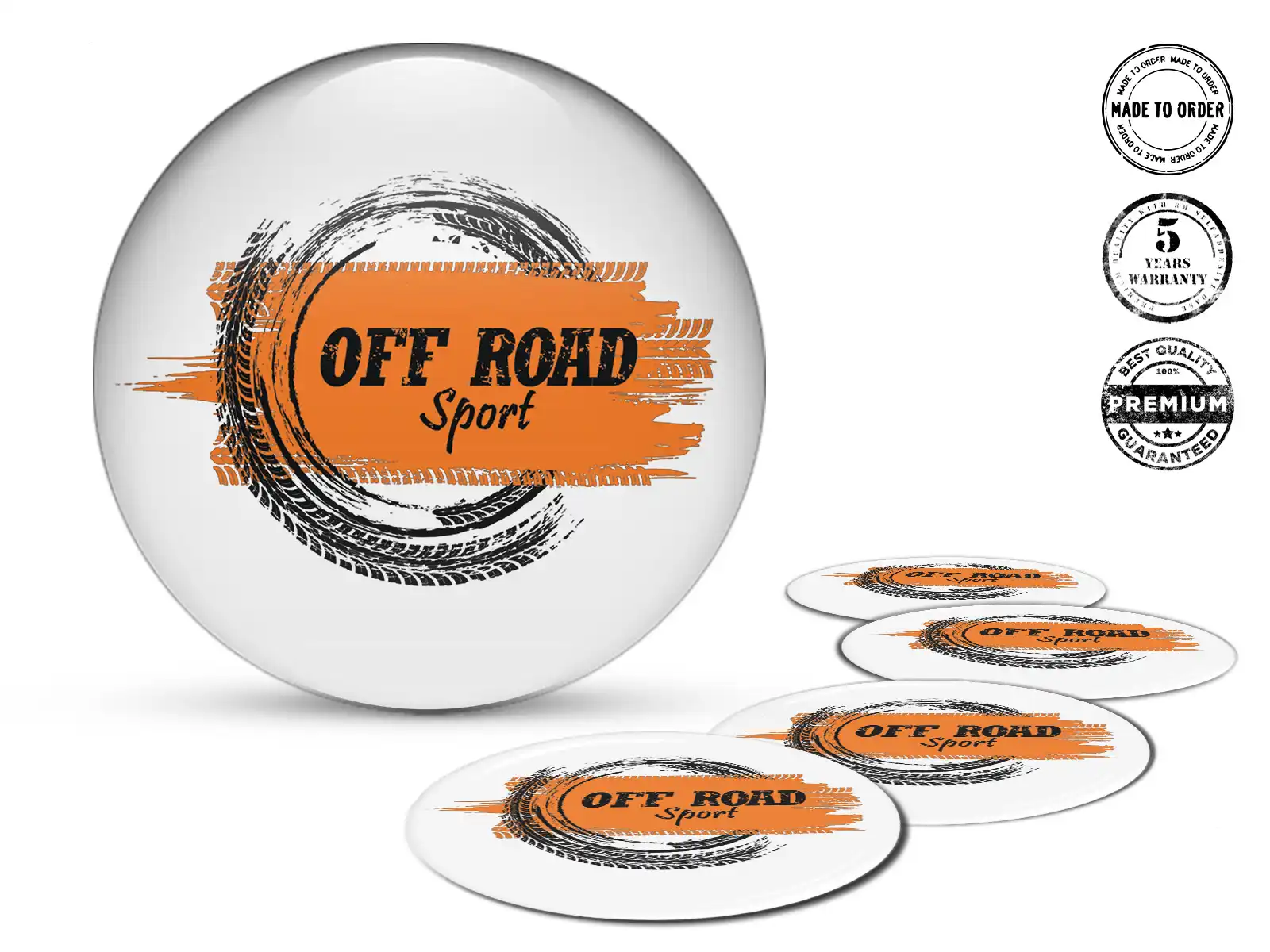 Decal Ruota Design Custom Etichette Cupola Superiori